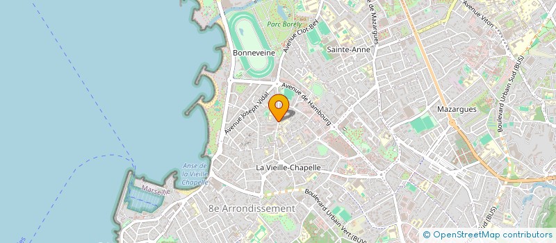 localisation de l'entreprise MONSIEUR JEAN CHAVRET à MARSEILLE 8EME