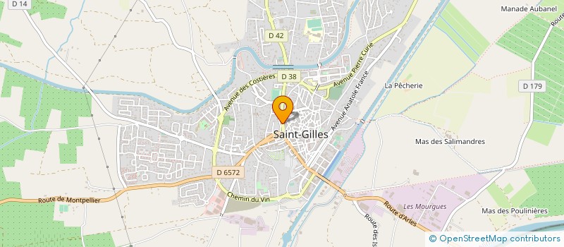 localisation de l'entreprise MONSIEUR JEAN CHAZE  SAINT-GILLES
