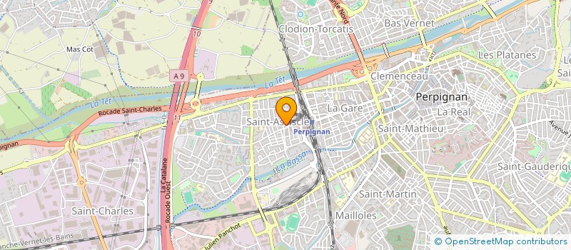 localisation de l'entreprise MONSIEUR JEAN CHEDANEAU  PERPIGNAN