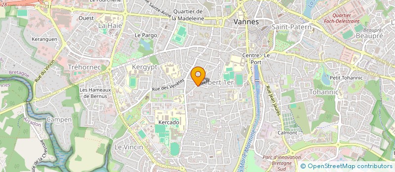 localisation de l'entreprise MONSIEUR JEAN CHELET à VANNES