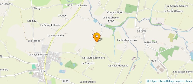 localisation de l'entreprise MONSIEUR JEAN CHEMIN à BILLE