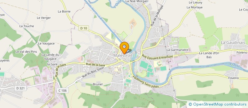 localisation de l'entreprise MONSIEUR JEAN CHEMINEAU  MALESTROIT