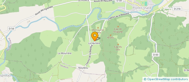 localisation de l'entreprise MONSIEUR JEAN CHENAY  POINTIS-INARD