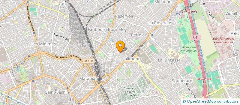 localisation de l'entreprise MONSIEUR JEAN CHENERIE à TOULOUSE