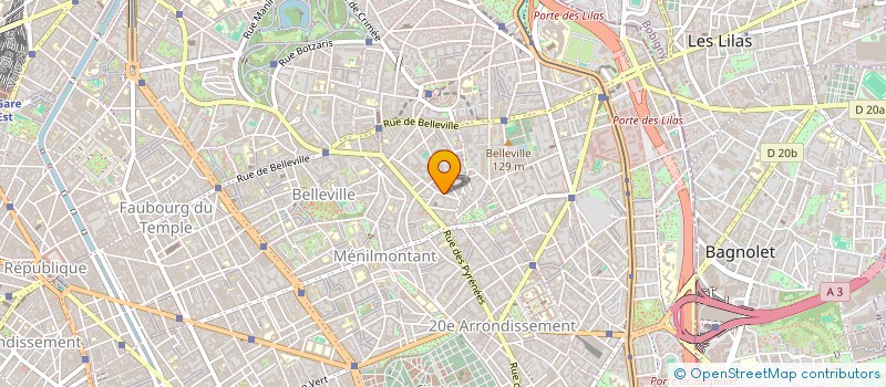 localisation de l'entreprise MONSIEUR JEAN CHENEVIER  PARIS