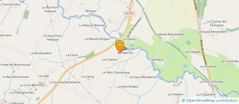 localisation de l'entreprise MONSIEUR JEAN CHENEVIERE à ETRELLES