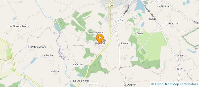 localisation de l'entreprise MONSIEUR JEAN CHENEVIERE à FLAVIGNAC