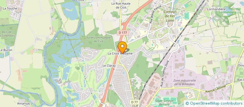 localisation de l'entreprise MONSIEUR JEAN CHEREL  BRUZ