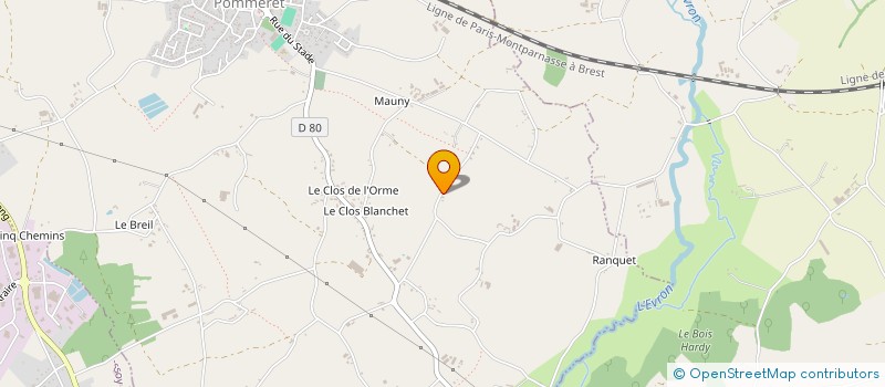 localisation de l'entreprise MONSIEUR JEAN CHEREL à POMMERET