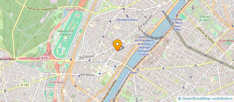 localisation de l'entreprise MONSIEUR JEAN CHERMEZON  PARIS