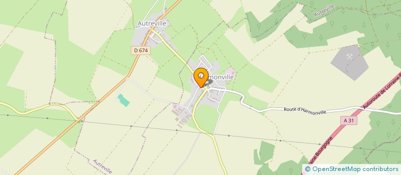 localisation de l'entreprise MONSIEUR JEAN CHERRIER  HARMONVILLE