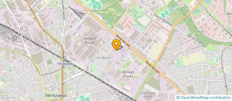 localisation de l'entreprise MONSIEUR JEAN CHERUBIN  VAULX-EN-VELIN