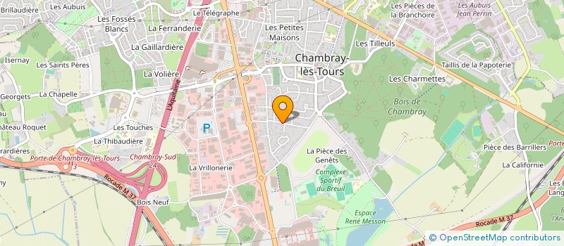 localisation de l'entreprise MONSIEUR JEAN CHESNE à CHAMBRAY LES TOURS