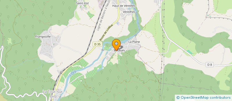 localisation de l'entreprise MONSIEUR JEAN CHESNE  LA TOUR-SUR-ORB