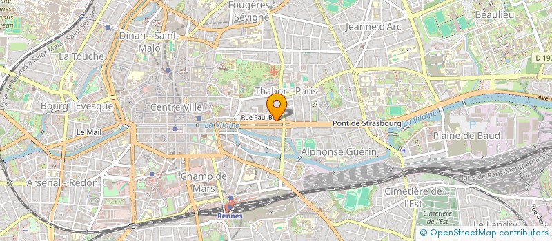 localisation de l'entreprise MONSIEUR JEAN CHESNEAU  RENNES