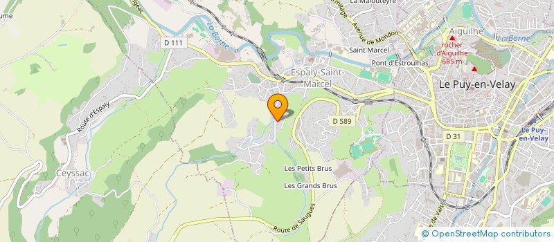 localisation de l'entreprise MONSIEUR JEAN CHESNOY  ESPALY-SAINT-MARCEL