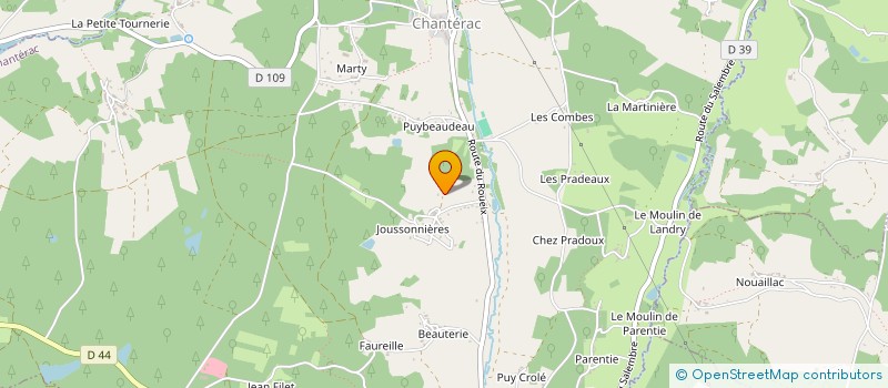 localisation de l'entreprise MONSIEUR JEAN CHEVALIER à NEUVIC