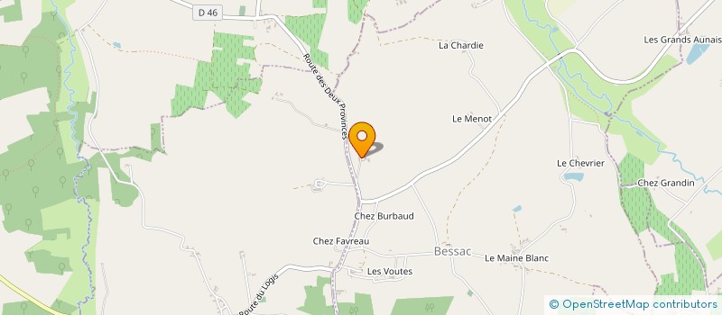 localisation de l'entreprise MONSIEUR JEAN CHEVALIER à BESSAC