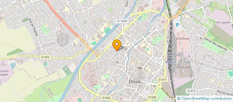 localisation de l'entreprise MONSIEUR JEAN CHEVALIER à DOUAI