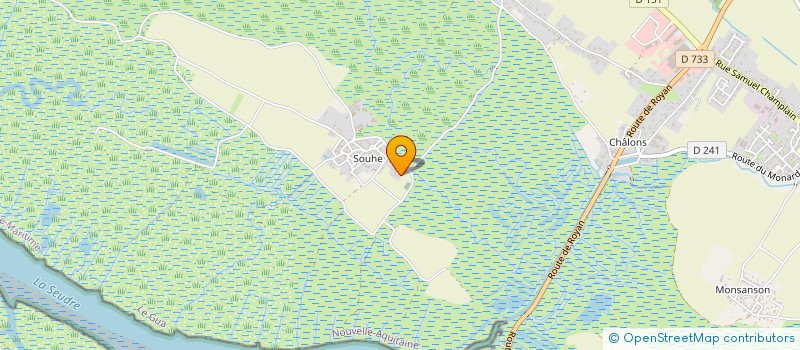 localisation de l'entreprise MONSIEUR JEAN CHEVALIER  LE GUA