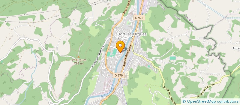 localisation de l'entreprise MONSIEUR JEAN CHEVALIER  BORT-LES-ORGUES