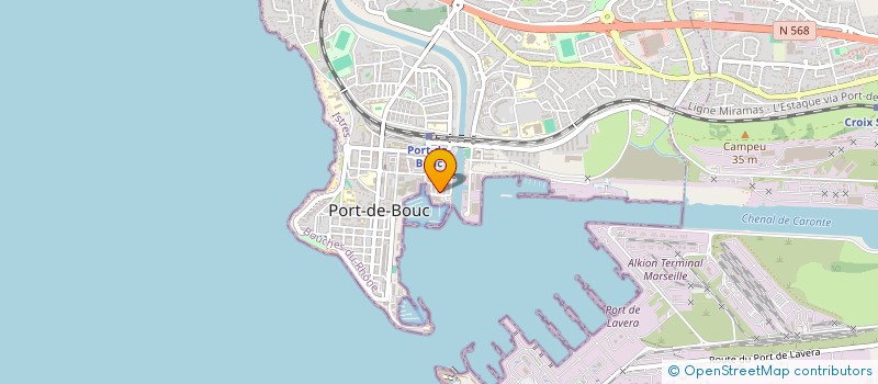 localisation de l'entreprise MONSIEUR JEAN CHEVALIER  PORT DE BOUC