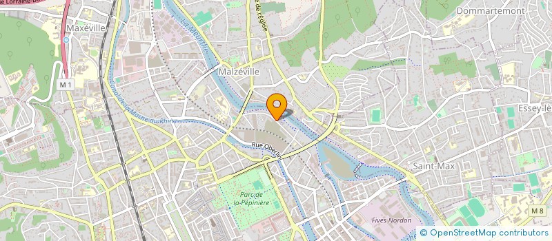 localisation de l'entreprise MONSIEUR JEAN CHEVALIER  NANCY