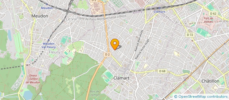 localisation de l'entreprise MONSIEUR JEAN CHEVALLIER à CLAMART