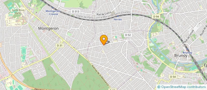 localisation de l'entreprise MONSIEUR JEAN CHEVALLIER  YERRES