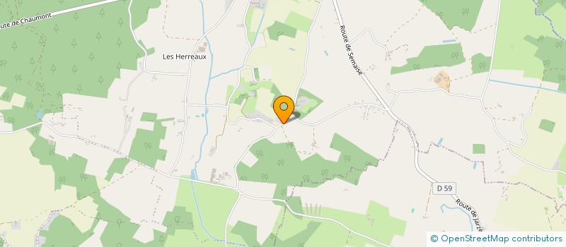 localisation de l'entreprise MONSIEUR JEAN CHEVALLIER  JARZE VILLAGES