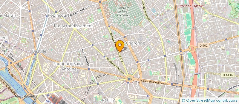 localisation de l'entreprise MONSIEUR JEAN CHEVET  PARIS