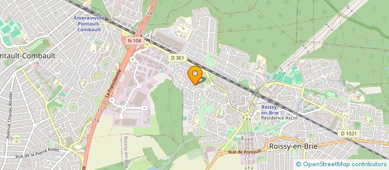 localisation de l'entreprise MONSIEUR JEAN CHEVREL  ROISSY-EN-BRIE