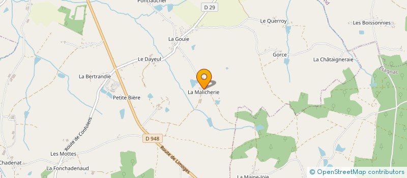 localisation de l'entreprise MONSIEUR JEAN CHEVRIER à CHABRAC