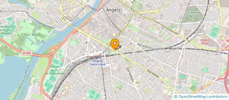 localisation de l'entreprise MONSIEUR JEAN CHEVROLLIER à ANGERS