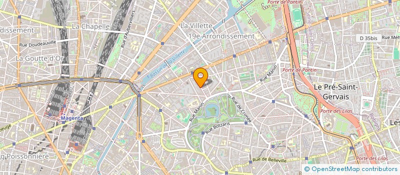 localisation de l'entreprise MONSIEUR JEAN CHIANTARETTO  PARIS