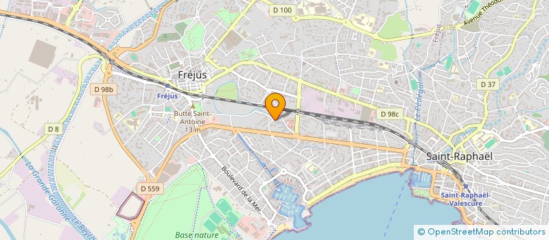 localisation de l'entreprise MONSIEUR JEAN CHIARELLA à FREJUS