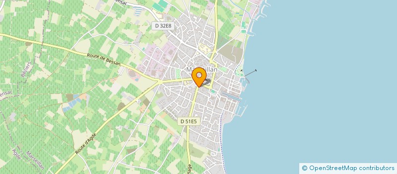 localisation de l'entreprise MONSIEUR JEAN CHICHARD à MARSEILLAN