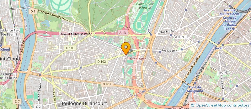 localisation de l'entreprise MONSIEUR JEAN CHICHE à BOULOGNE-BILLANCOURT