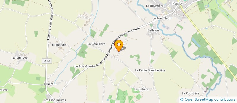 localisation de l'entreprise MONSIEUR JEAN CHIFFOLEAU à PAULX