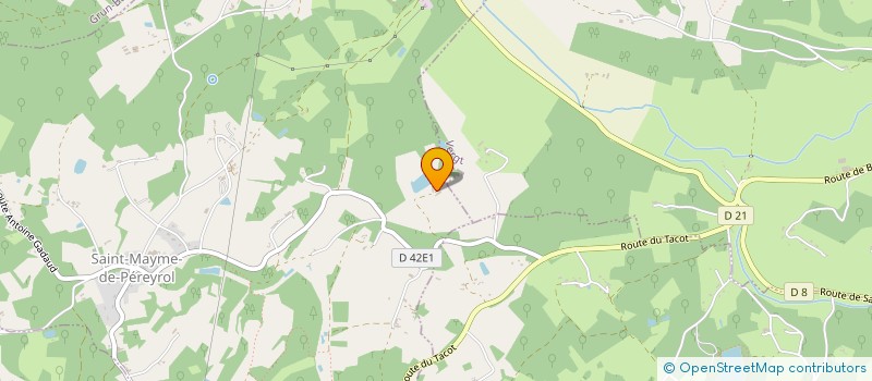 localisation de l'entreprise MONSIEUR JEAN CHINOURS  SAINT-MAYME-DE-PEREYROL