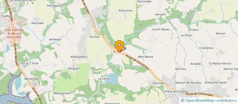 localisation de l'entreprise MONSIEUR JEAN CHIRA à QUIMPER