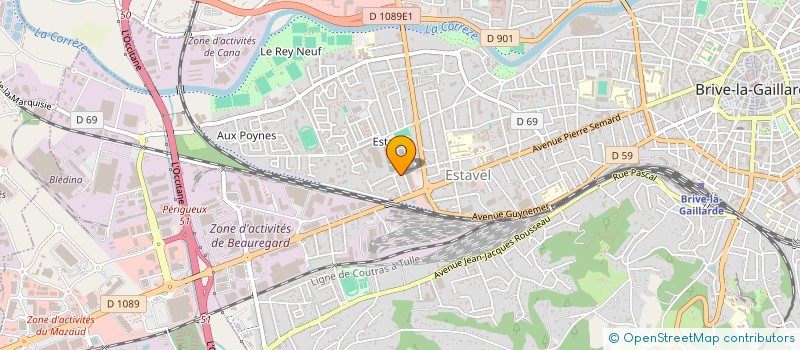 localisation de l'entreprise MONSIEUR JEAN CHIRIAC à BRIVE-LA-GAILLARDE