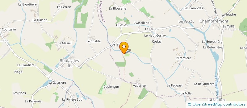 localisation de l'entreprise MONSIEUR JEAN CHOLET à CHAMPFREMONT