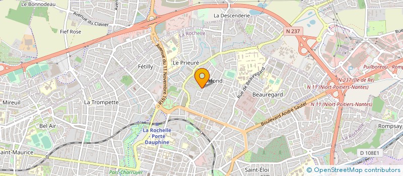 localisation de l'entreprise MONSIEUR JEAN CHOLLET  LA ROCHELLE