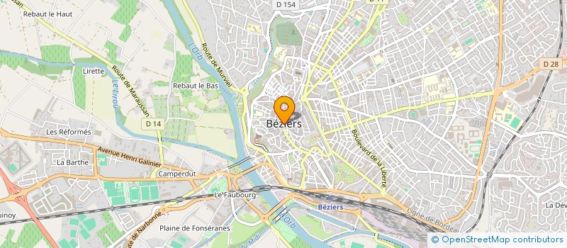 localisation de l'entreprise MONSIEUR JEAN CHOLLEY à BEZIERS