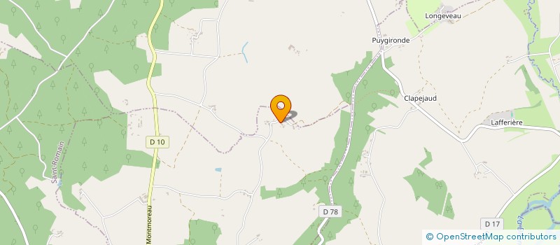 localisation de l'entreprise MONSIEUR JEAN CHOLLOUX  LAPRADE