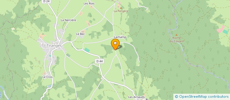 localisation de l'entreprise MONSIEUR JEAN CHOMAT à TIRANGES