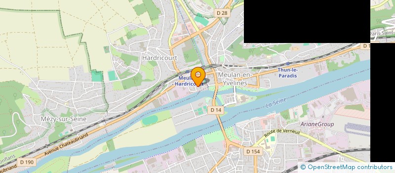 localisation de l'entreprise MONSIEUR JEAN CHOPINAUD  HARDRICOURT