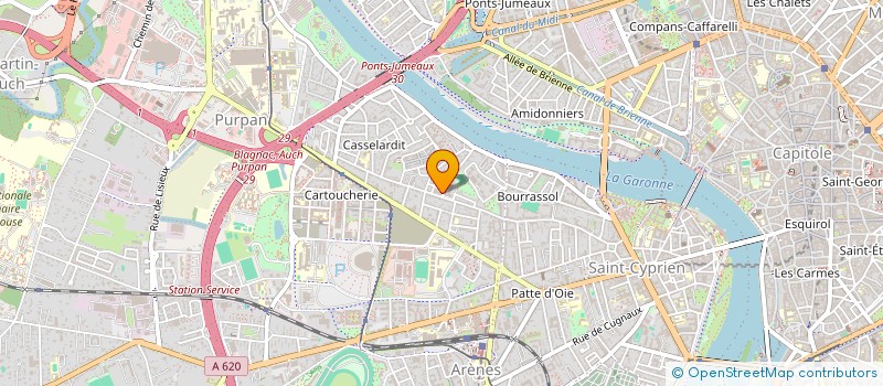 localisation de l'entreprise MONSIEUR JEAN CHOTIN à TOULOUSE