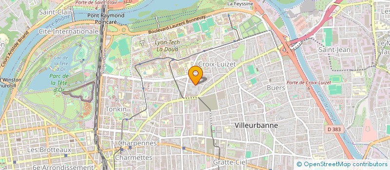 localisation de l'entreprise MONSIEUR JEAN CHOUKROUN à VILLEURBANNE